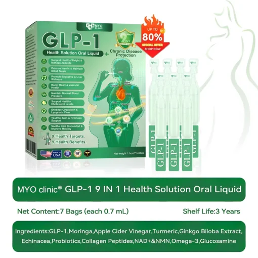 Myo Clinic® 𝐺𝐿𝑃-1 9 𝐼𝑁 1 𝐻𝑒𝑎𝑙𝑡ℎ 𝑆𝑜𝑙𝑢𝑡𝑖𝑜𝑛 𝑂𝑟𝑎𝑙 𝐿𝑖𝑞𝑢𝑖𝑑