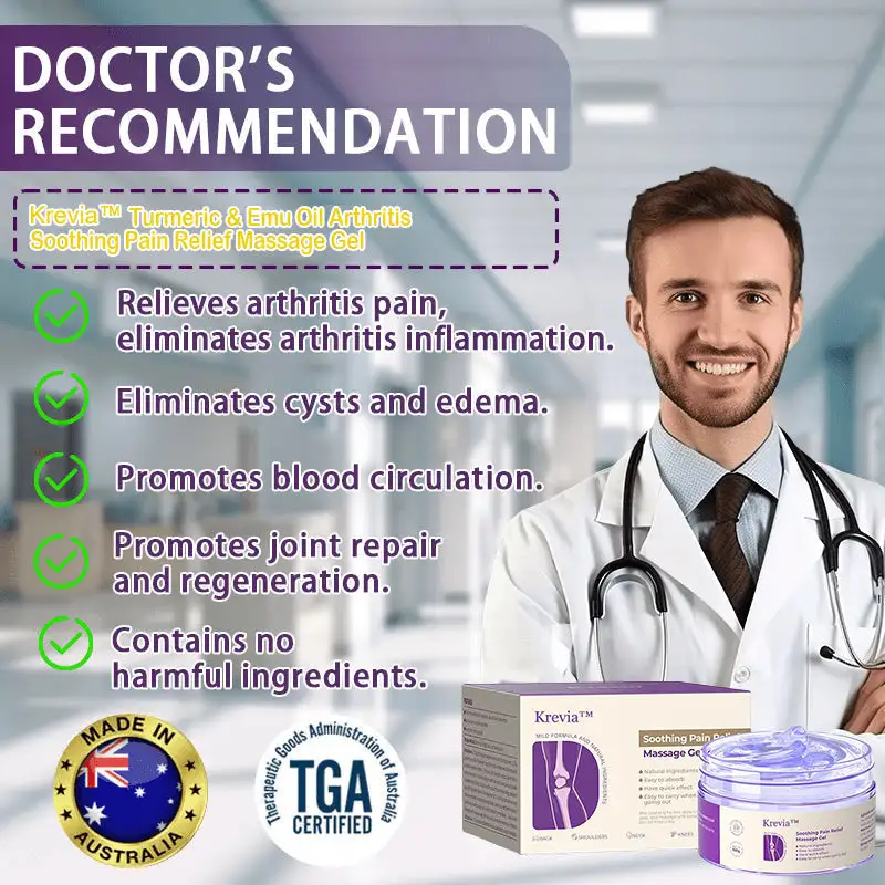 Turmeric & Emu Oil Arthritis Soothing Pain Relief Massage Gel for Stiff Joints & Aches - Image 2