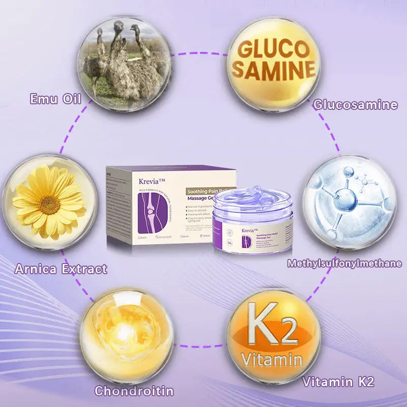 Turmeric & Emu Oil Arthritis Soothing Pain Relief Massage Gel for Stiff Joints & Aches - Image 3