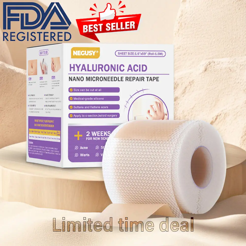 Hyaluronic Acid Nano Microneedle Repair Tape