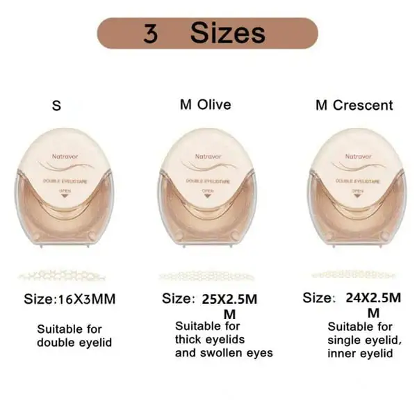 Ultra-Thin Invisible Double Eyelid Strips - Image 2