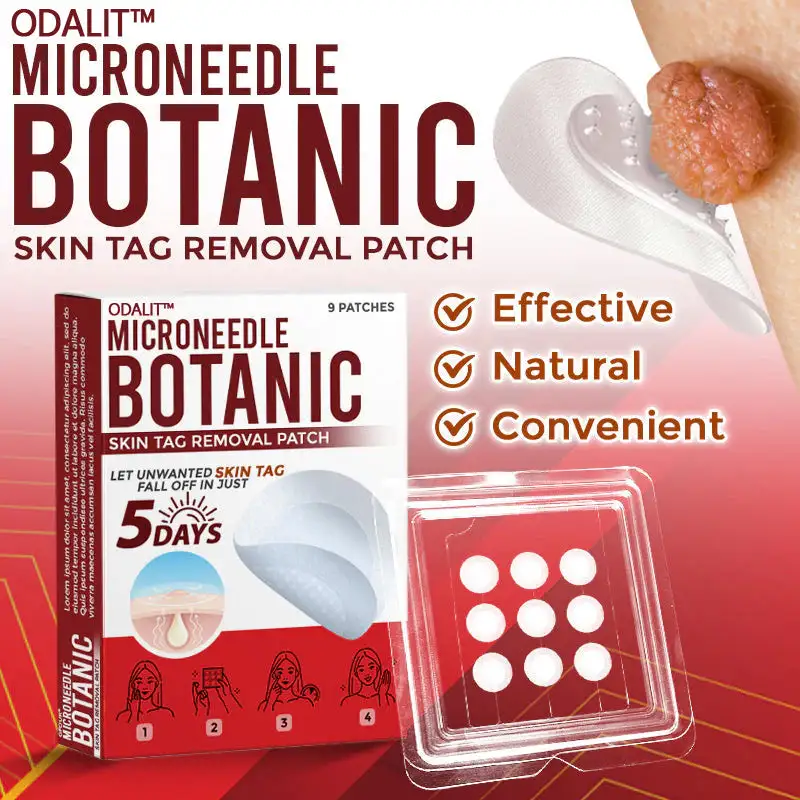 MicroNeedle Botanic Skin Tag Removal Patch