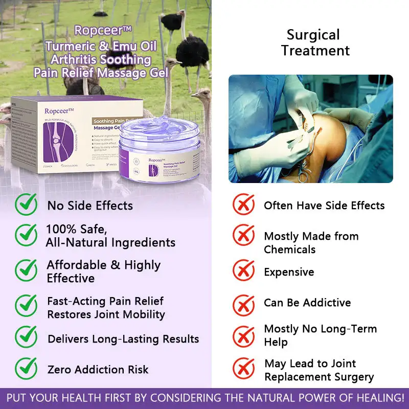 Turmeric & Emu Oil Arthritis Soothing Pain Relief Massage Gel - Image 10